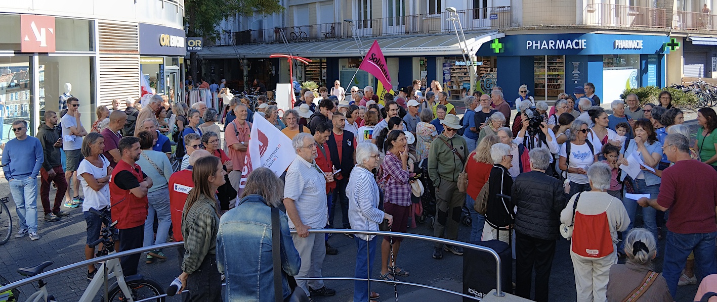 manifestation familles à la rue