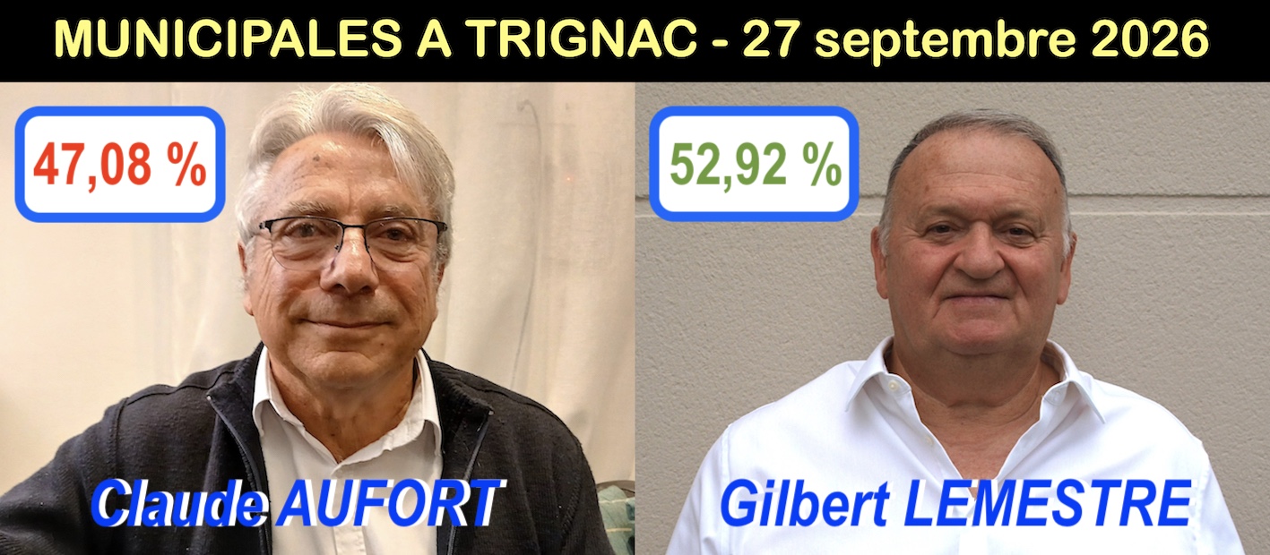 Election Gilbert Lemestre Trignac