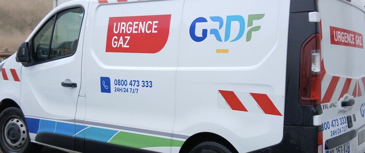 équipe de GRDF en intervention urgence gaz
