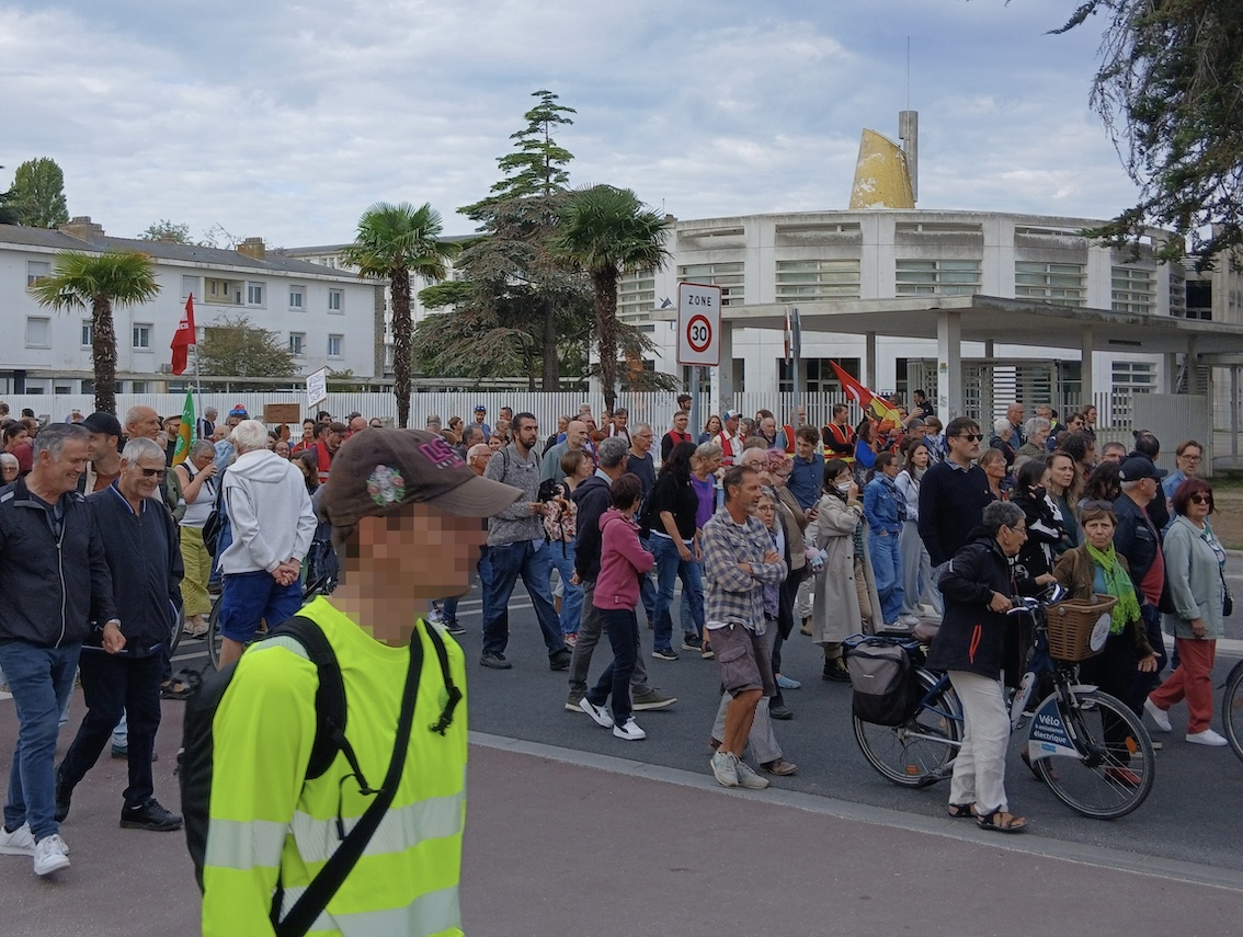 manifestation lycéens st-nazaire