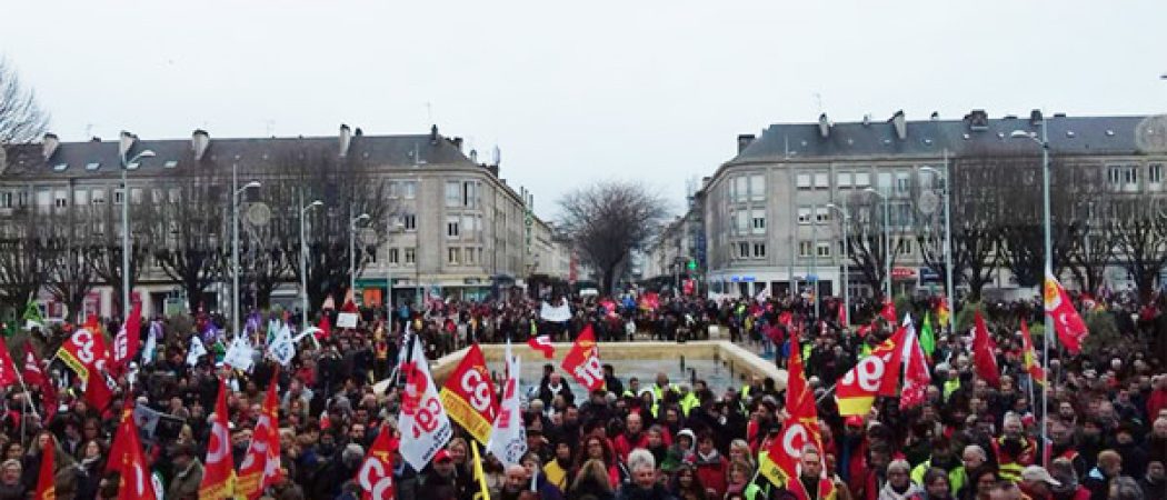 Saint-Nazaire / Nantes : encore de grosses manifestations contre la réforme des retraites