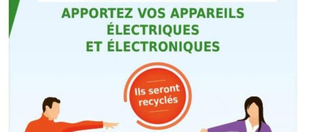 Saint-Nazaire : Opération « Récupération des déchets électriques et électroniques
