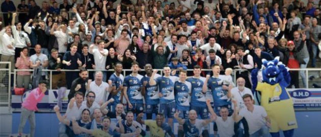 Saint-Nazaire : victoire des bleus du SNVBA à un match du trophée